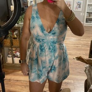 boutique tie dye romper
